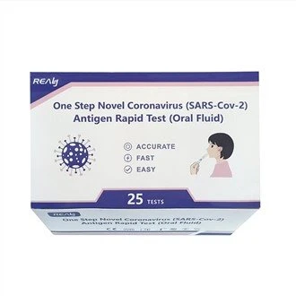 KEVID-19 Kev ntsuas ceev Antigen Saliva